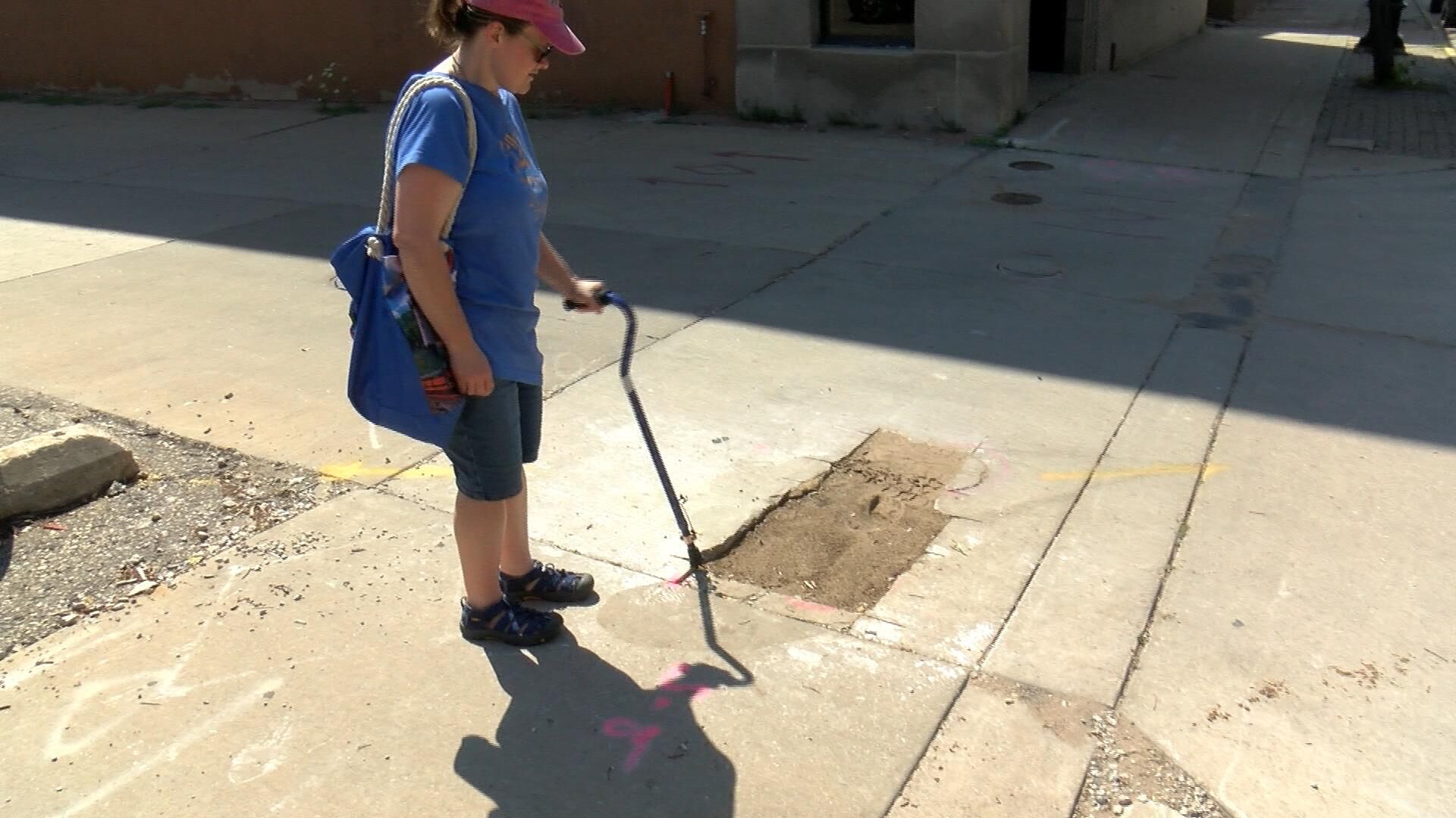 Toni's walk downtown
